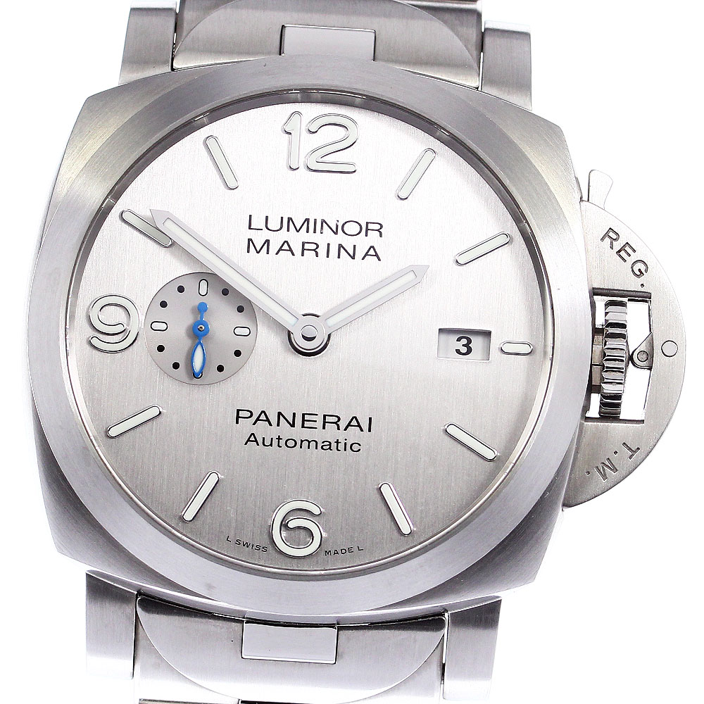 パネライ PANERAI PAM00978 ルミノール マリーナ デイト 自動巻き メンズ 良品 箱・保証書付き_800488【中古】｜CLOSER