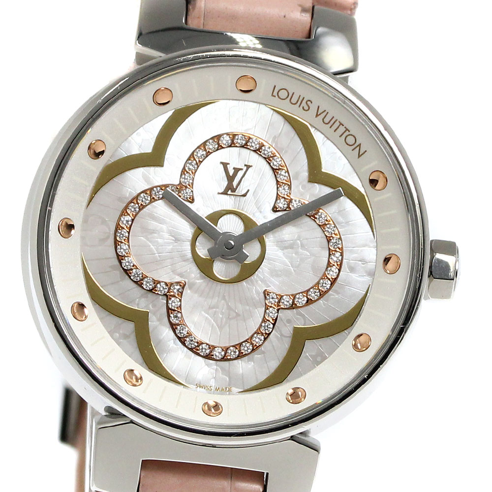 LOUIS VUITTON タンブール 腕時計 クォーツ レディース ダイヤ 楽天市場】ルイ ヴィトン LOUIS VUITTON タンブール フォーエバー