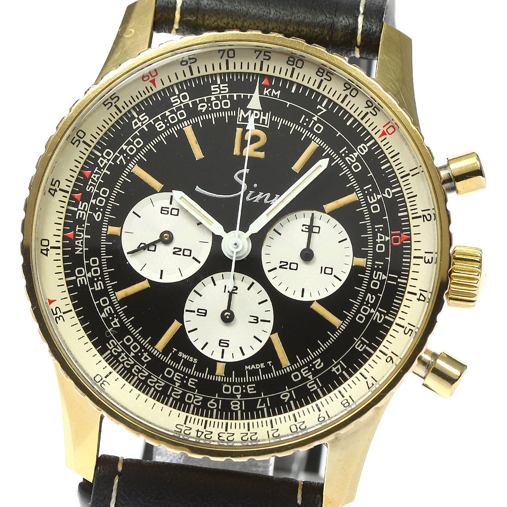 ジン Sinn 903 903 ナビゲーション クロノグラフ 手巻き メンズ _800701【中古】｜CLOSER