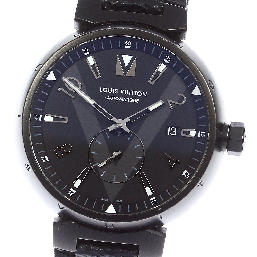 ルイ・ヴィトン LOUIS VUITTON Q1112 タンブール デイト ルイ・ヴィトン LOUIS VUITTON Q1112 タンブール デイト