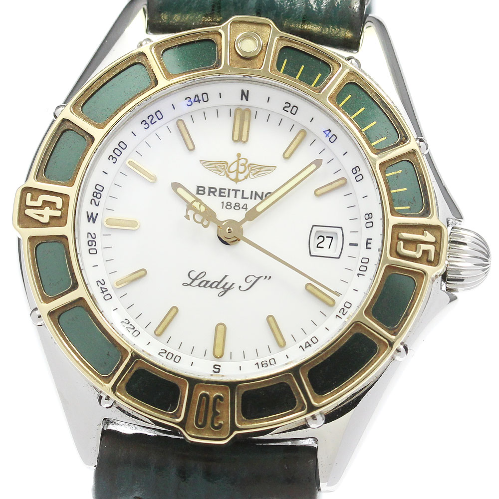 【楽天市場】ブライトリング BREITLING D52065 レディJ デイト クォーツ レディース _802177【中古】：CLOSER