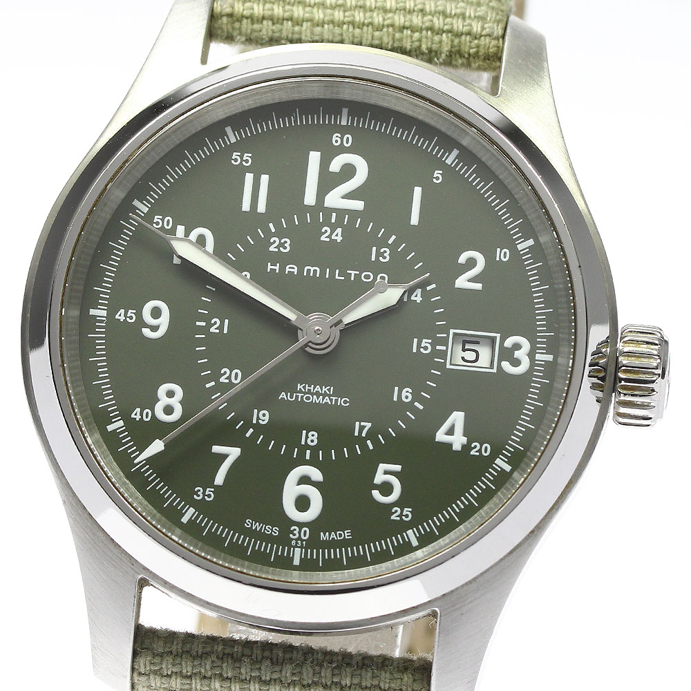 【楽天市場】ハミルトン HAMILTON H705950 カーキ フィールド デイト 自動巻き メンズ _802253【中古】：CLOSER