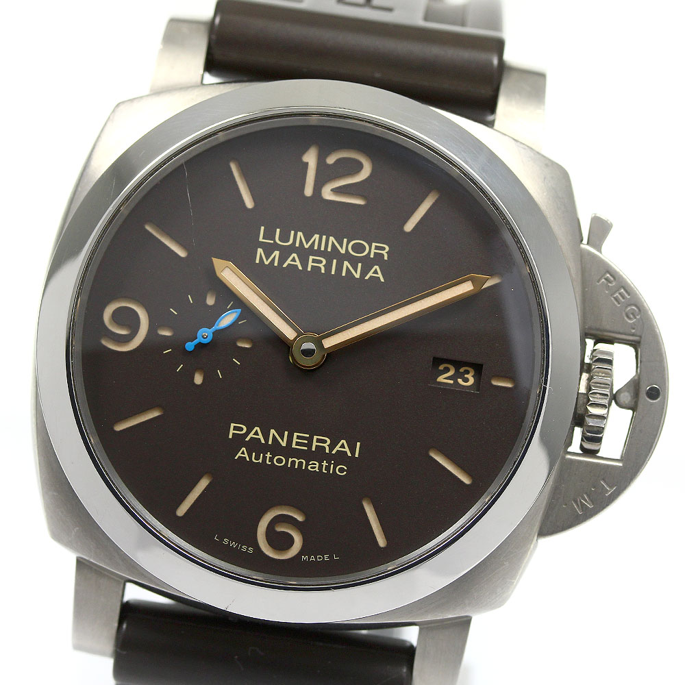 パネライ PANERAI PAM01351 ルミノールマリーナ 1950 3デイズ 自動巻き メンズ _802452【中古】