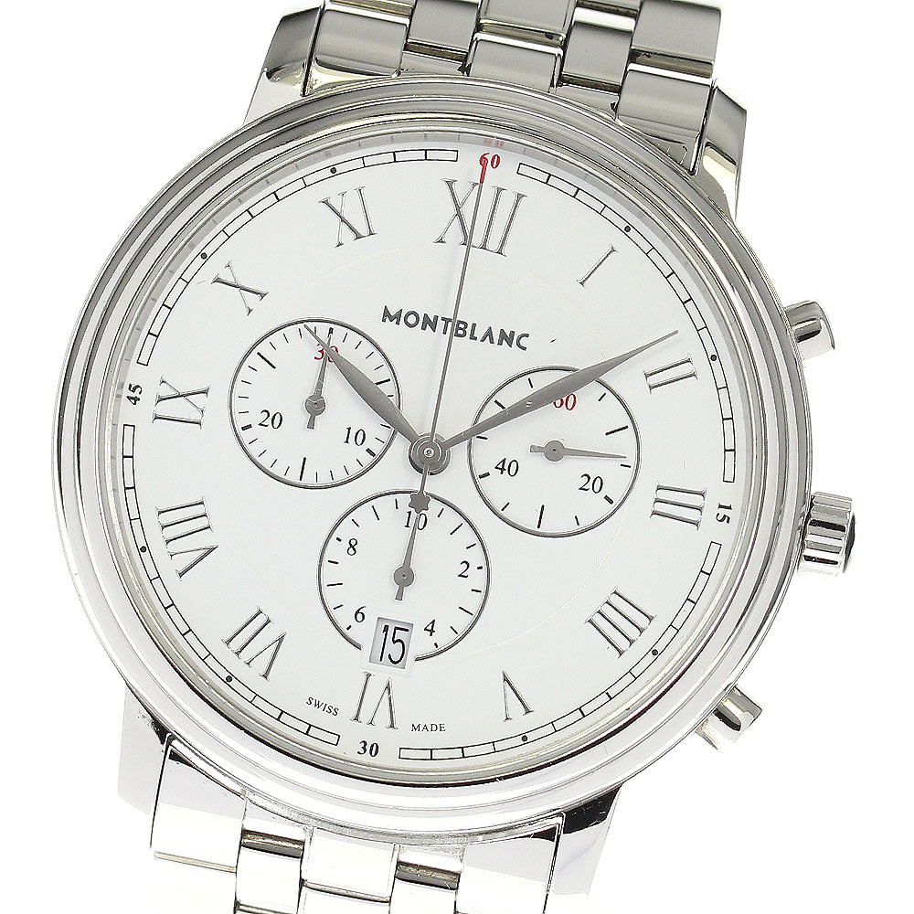 楽天市場】☆良品 箱付き【MONTBLANC】モンブラン プロファイル クロノ