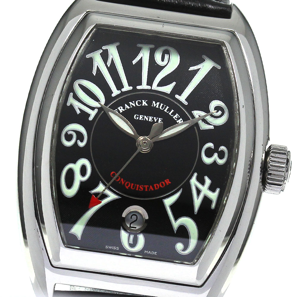 【楽天市場】フランクミュラー FRANCK MULLER 8001SC コンキスタドール デイト 自動巻き メンズ _804106【中古 ...