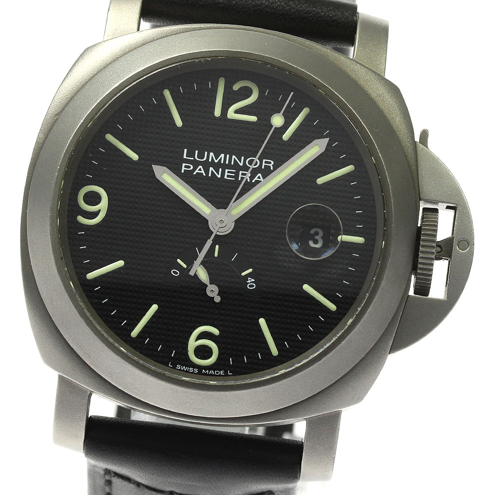 パネライ PANERAI PAM00028 ルミノール パワーリザーブ 世界1000本限定 自動巻き メンズ 良品 _808692【中古】｜CLOSER 320,760円