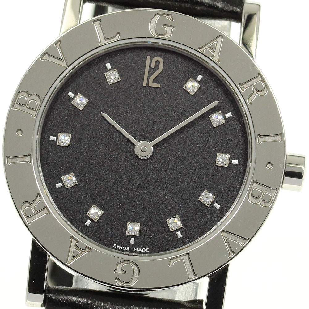 ブル小峡谷 BVLGARI BB30SLD ブルガリブルガリ デイト 石英 ボーイズ 良品 _809408【中古】
