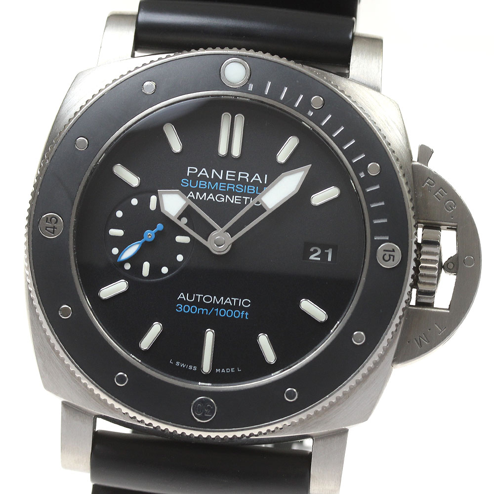 パネライ PANERAI PAM01389 ルミノール1950 サブマーシブル アマグネティック3デイズ チタニオ 自動巻き メンズ _817502【中古】