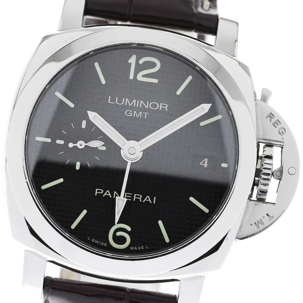 パネライ PANERAI PAM00535 ルミノール1950 3デイズ アッチャイオ GMT 自動巻き メンズ 保証書付き_817504 楽天市場】パネライ PANERAI PAM00535 ルミノール1950 3デイズ