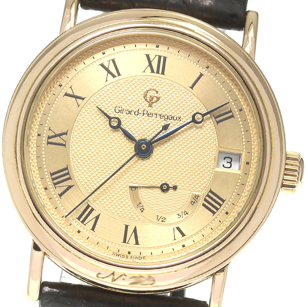 ジラールペルゴ 純正尾錠と純正レザーベルト セット GIRARD-PERREGAUX - (308.5) 極美品 ☆ ジラールペルゴ 純正尾錠