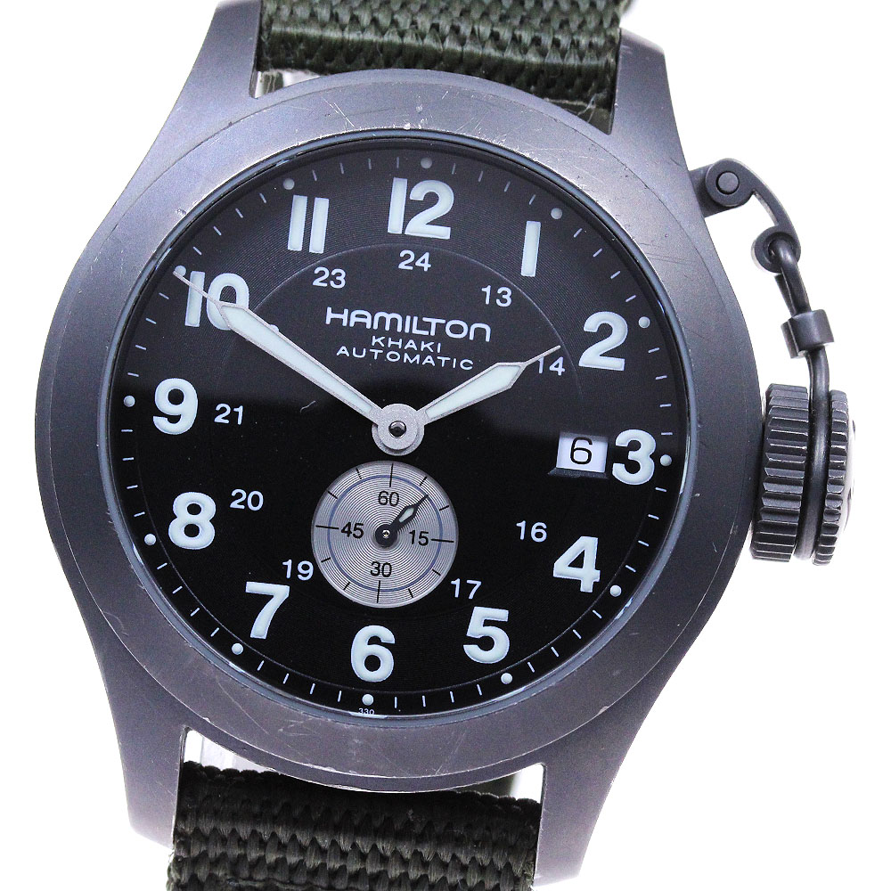 【楽天市場】ハミルトン HAMILTON H774450 カーキ ネイビー クラシック 自動巻き メンズ _820562【中古】：CLOSER