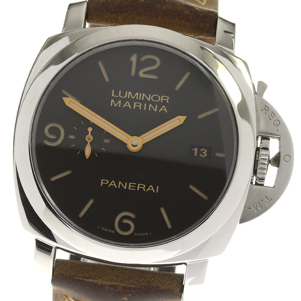 パネライ PANERAI PAM00608 ルミノールマリーナ 1950 3デイズ スモールセコンド 自動巻き メンズ _820976【中古】
