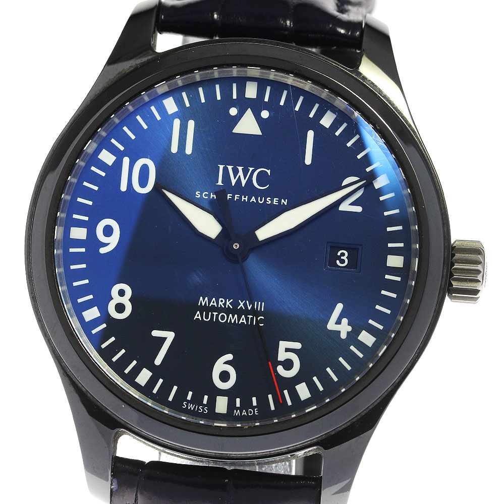 IWC SCHAFFHAUSEN IW324703 パイロット・ウォッチ・マーク XV2I ローレウス・スポーツ・フォー・グッド 自動巻き 美品 箱保証書付_820715【中古】