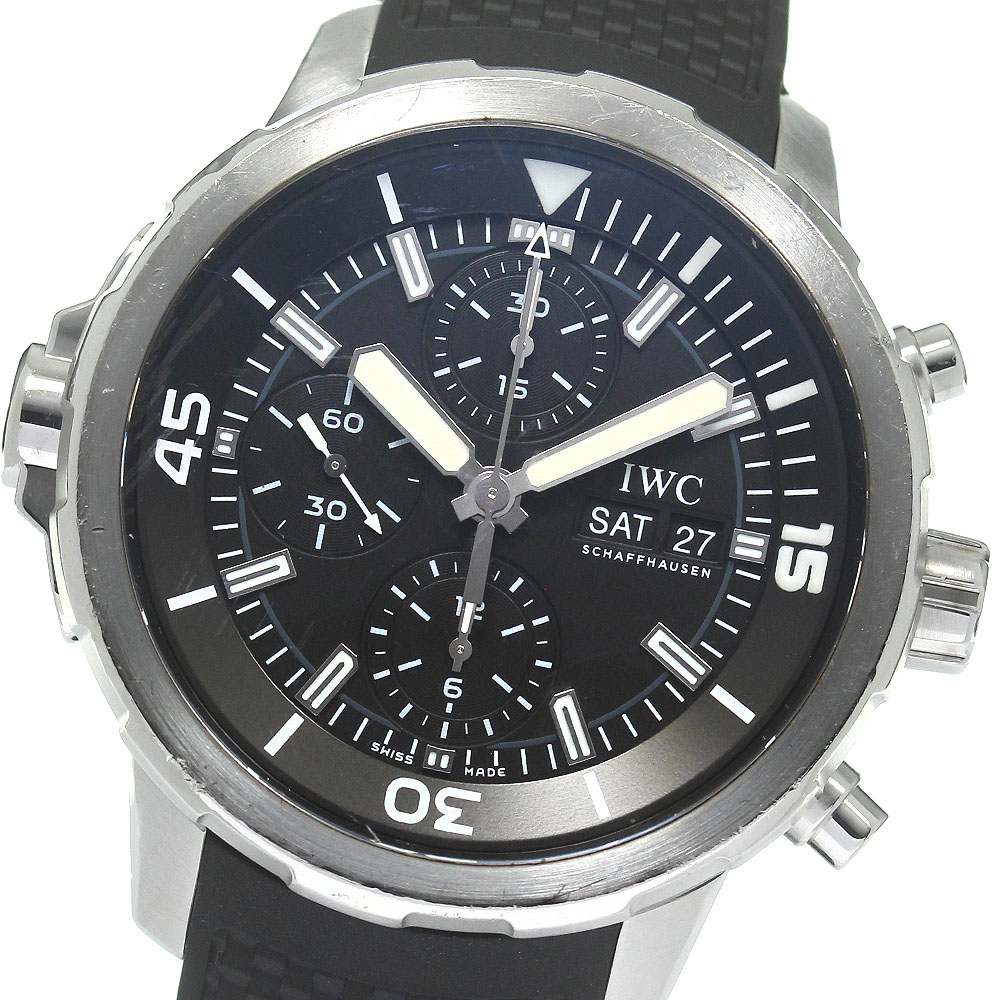 楽天市場】ベルト訳あり IWC SCHAFFHAUSEN IW378201 アクアタイマー  
