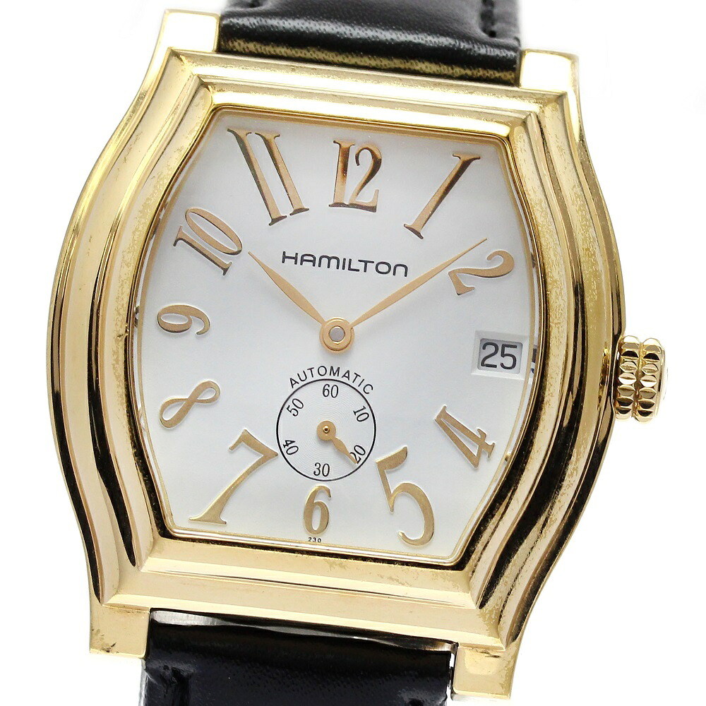 【楽天市場】ハミルトン HAMILTON H274150 ダッドソン デイト スモールセコンド 自動巻き メンズ _822302【中古】：CLOSER