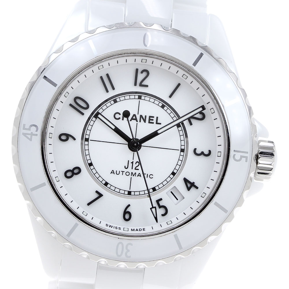 楽天市場】シャネル CHANEL H5700 J12 白セラミック 38MM 自動巻き  