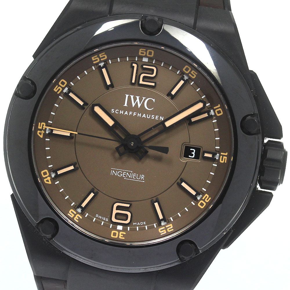 IWC SCHAFFHAUSEN IW322504 インヂュニア AMG ブラックシリーズ 自動巻き メンズ 良品 _823388【中古】