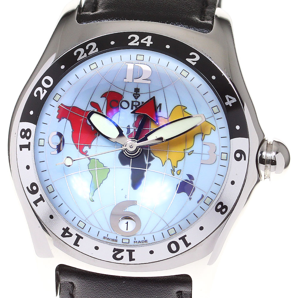 CORUM】コルム バブル GMT デイト 383.250.20 自動巻き メンズ_719808