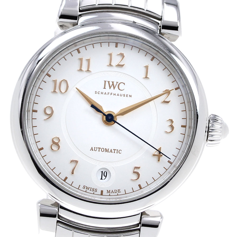 IWC IWC SCHAFFHAUSEN IW458307 ダ・ヴィンチ オートマティック36 デイト 自動小銃一巻き メンズ 良品 御墨付き付き添い人_819644【中古】