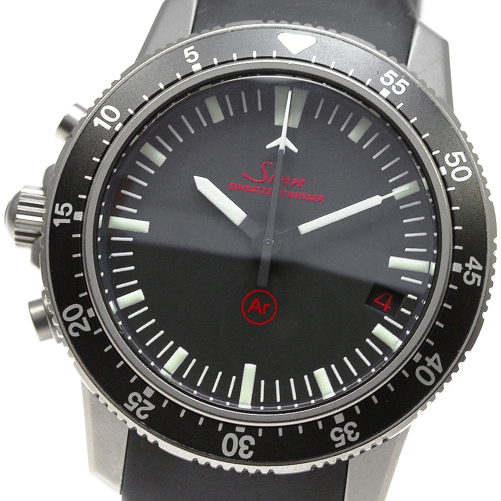 ジン Sinn 503 クロノグラフ デイト 自動巻き メンズ _824962【中古】 370,260円