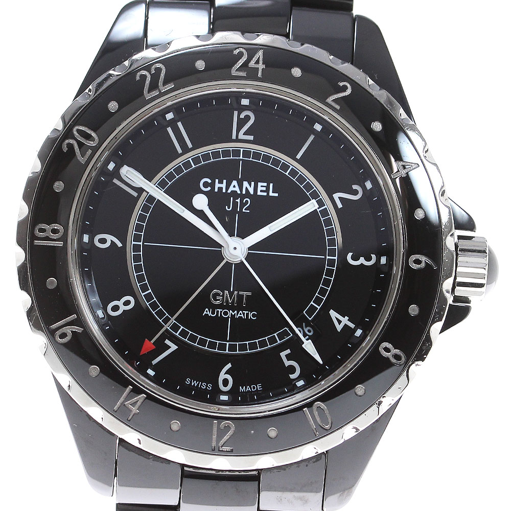 【楽天市場】シャネル CHANEL H2012 J12 GMT ブラックセラミック 自動巻き メンズ _825173【中古】：CLOSER