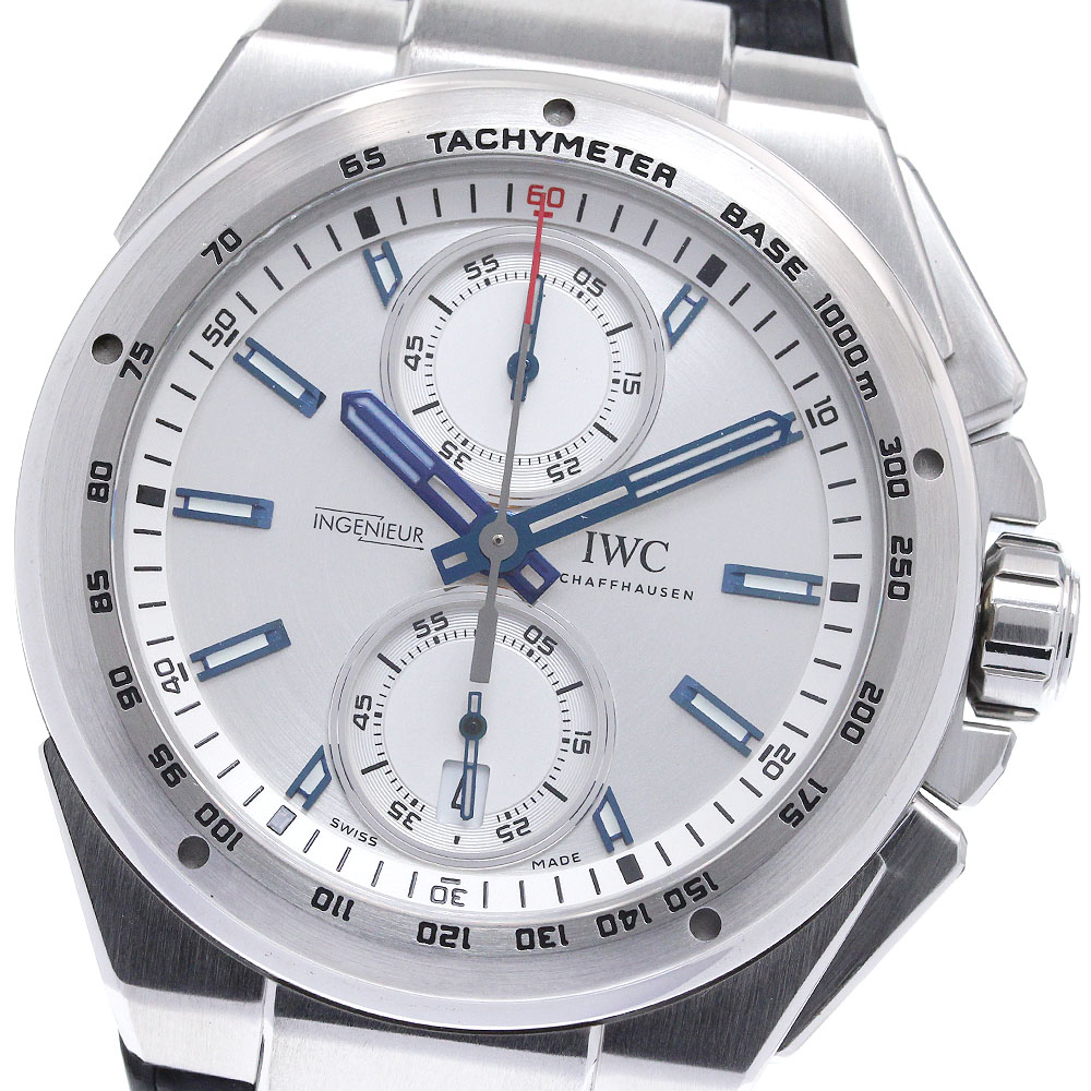 IWC IWC SCHAFFHAUSEN IW378509 インヂュニア クロノグラフレーサー 自動小銃一巻き メンズ _826644【中古】 メンズ腕時計-腕時計