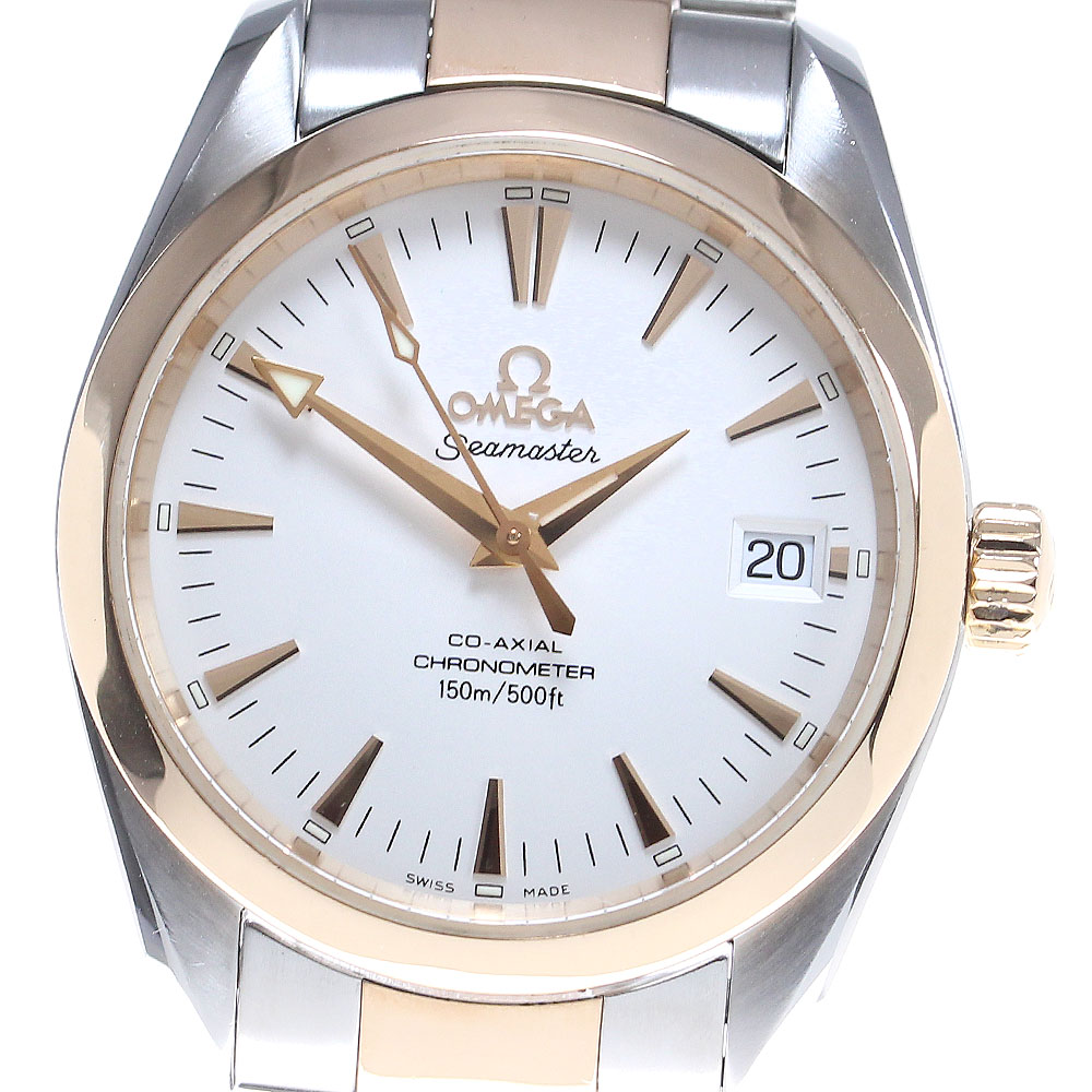 オメガ OMEGA 2304.30 シーマスター アクアテラ コーアクシャル 自動巻き メンズ _826645【中古】