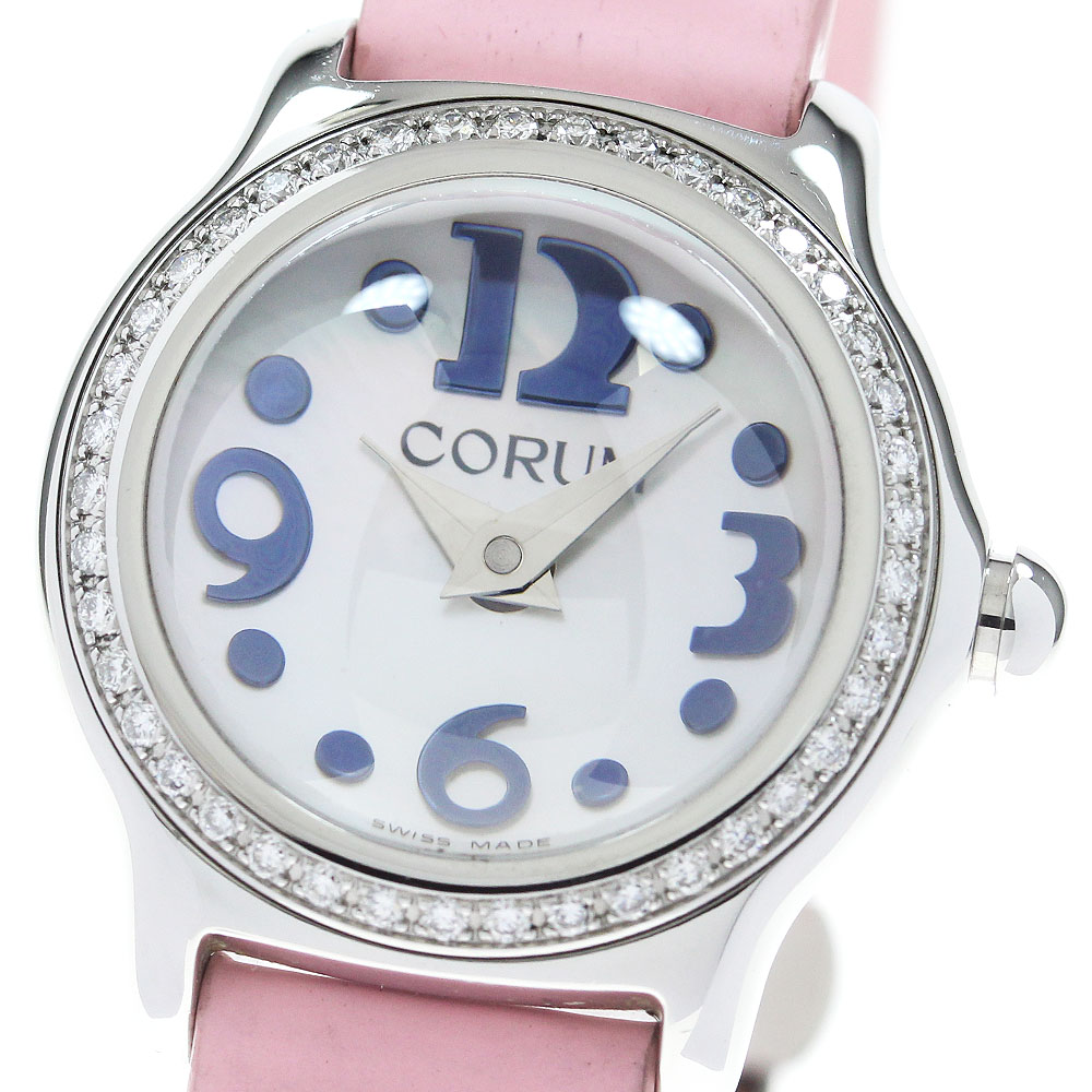 楽天市場】美品 コルム バブル ミニ ダイヤベゼル 101.151.47 SS