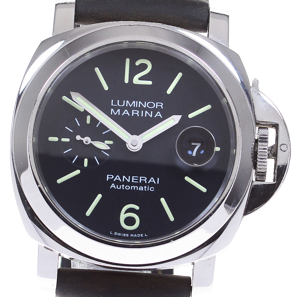 パネライ PANERAI PAM01104 ルミノールマリーナ 44mm スモールセコンド デイト 自動巻き メンズ _827101【中古】