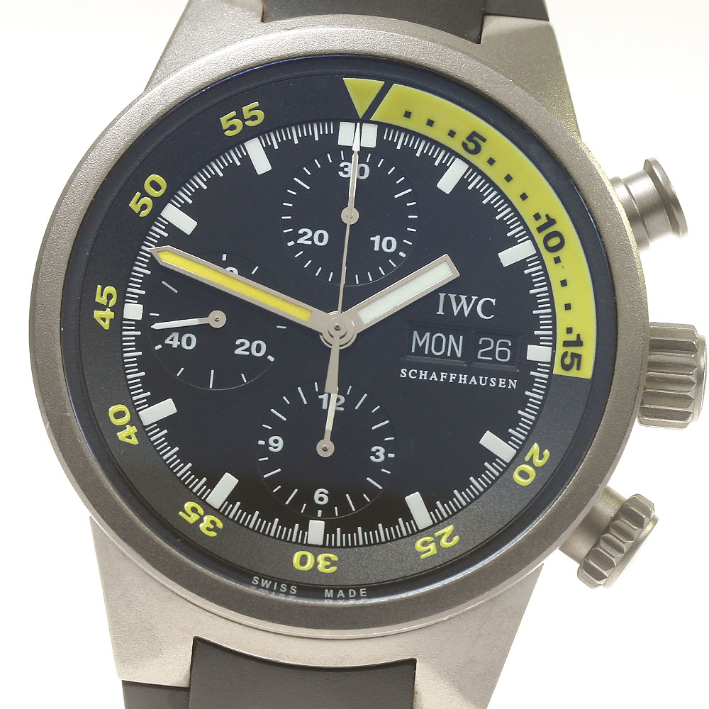 楽天市場】ベルト訳あり IWC SCHAFFHAUSEN IW378201 アクアタイマー  