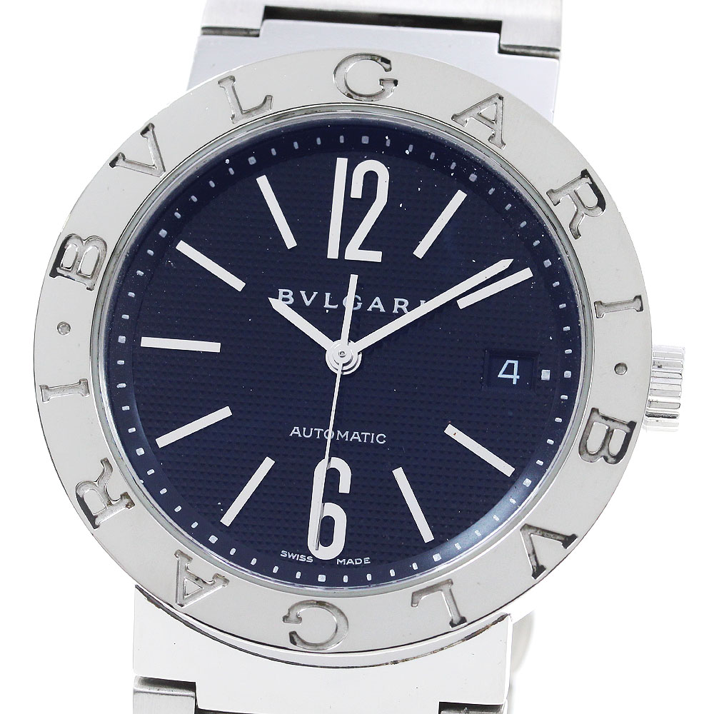 ブルガリ　BVLGARI ＢＢ３８ＳＳ　AUTO デイト　自動巻き　メンズ美品 楽天市場】ブルガリ BVLGARI BB38SS ブルガリブルガリ デイト