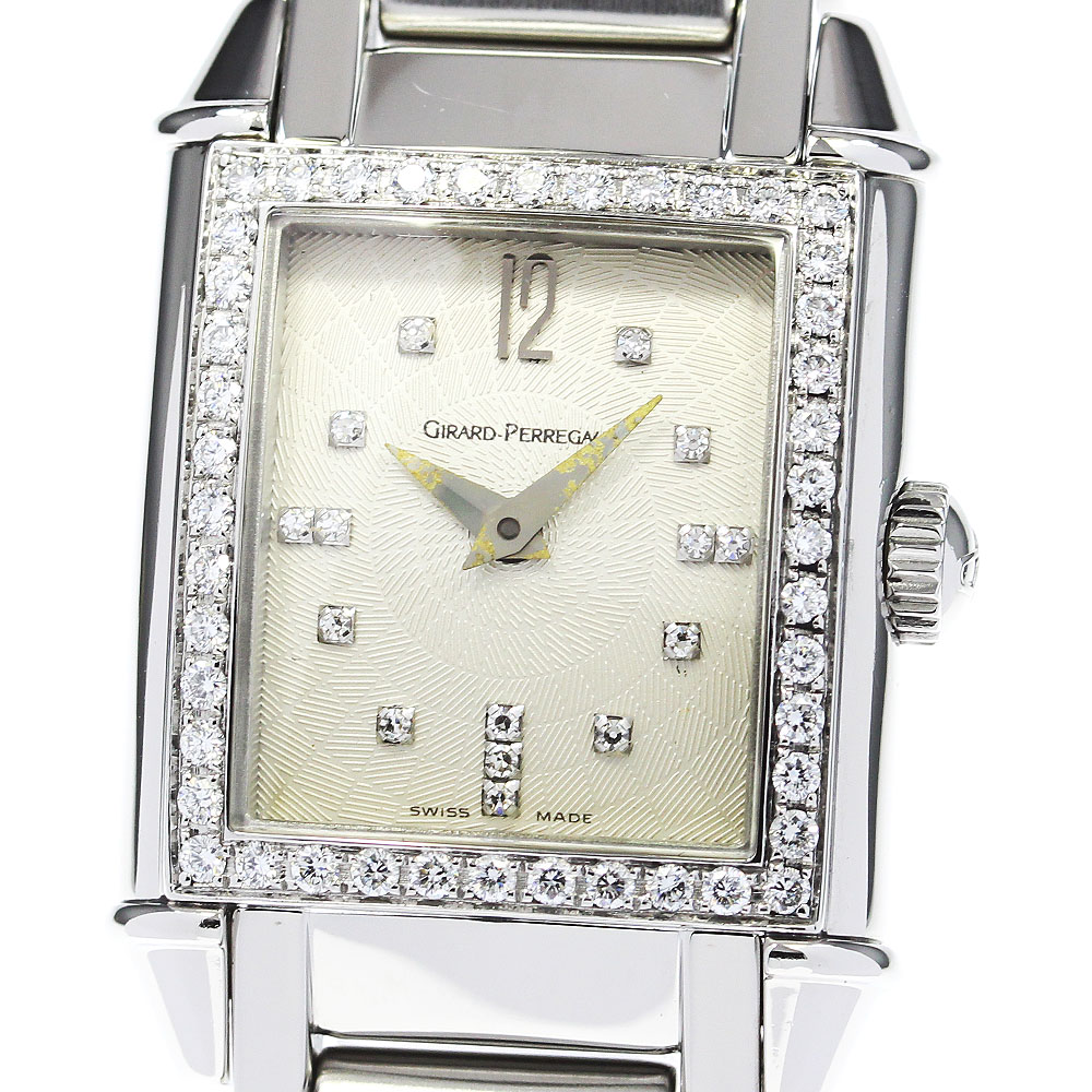 ジラール・ペルゴ GIRARD PERREGAUX 25911 ヴィンテージ ダイヤベゼル 石英 レディース _827073【中古】