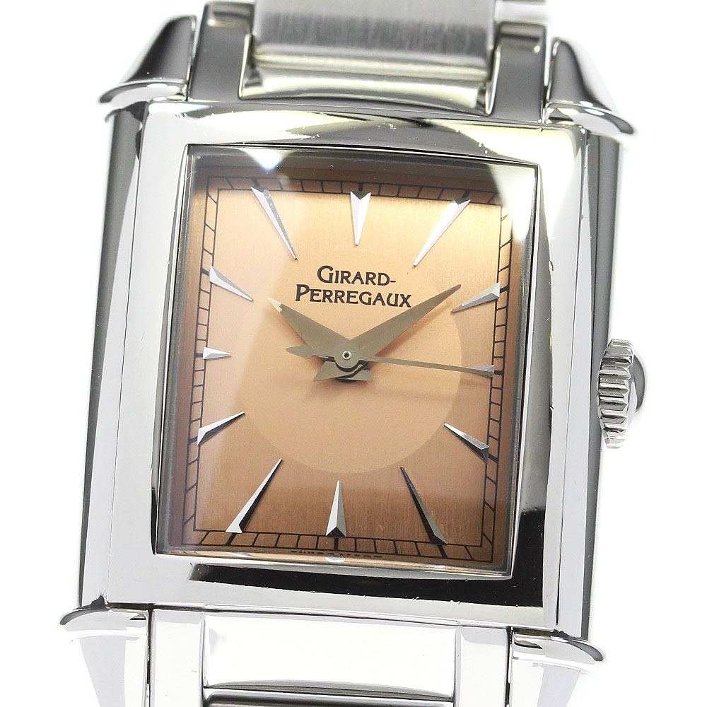 ジラール・ペルゴ GIRARD PERREGAUX 25900.1.11.911 ヴィンテージ 手巻き レディース 良品 保証書付き_829064【中古】