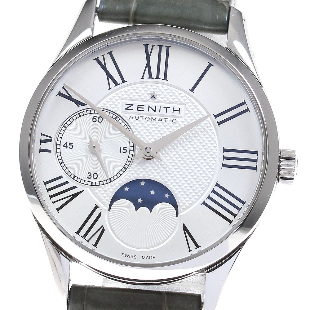 ゼニス ZENITH 03.2310.692 クラスエリート ウルトラシン ムーンフェイズ 自動巻き レディース _832039【中古】｜CLOSER