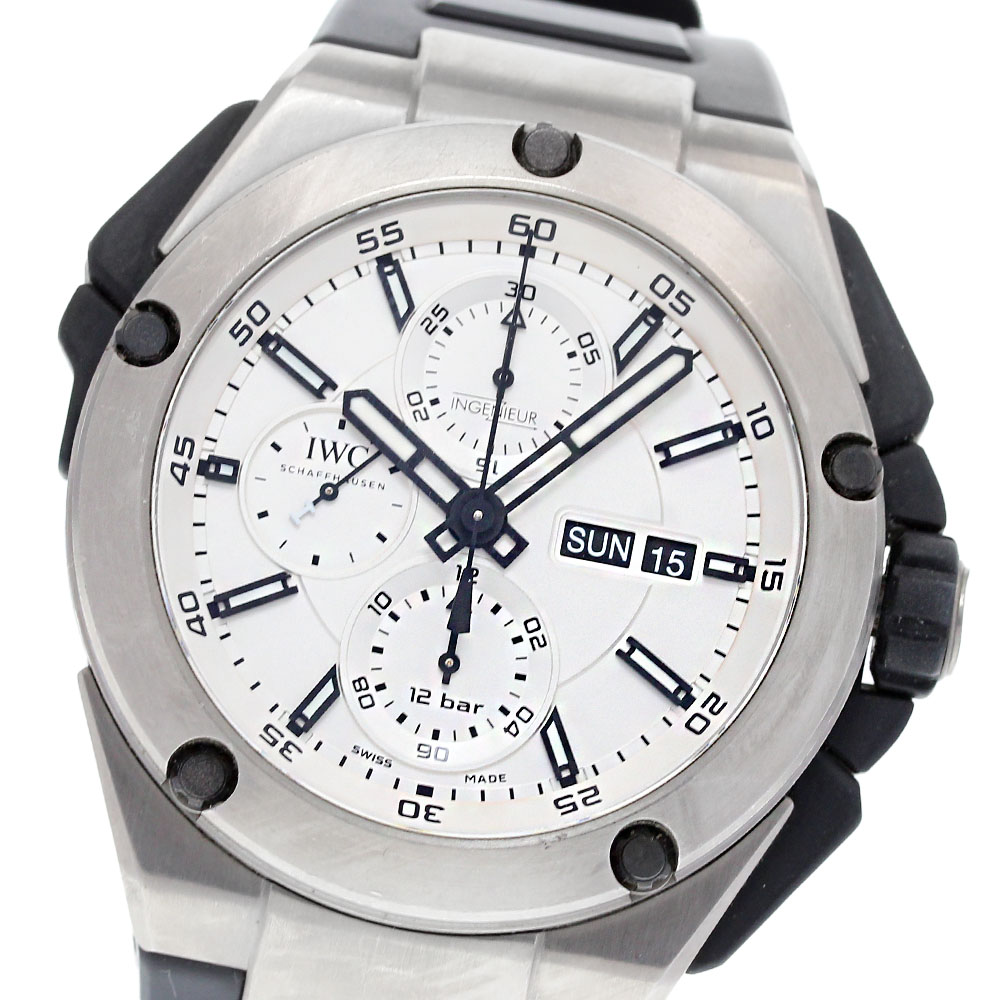 IWC IWC SCHAFFHAUSEN IW386501 インジュニア ダブルクロノグラフ 自動巻き メンズ _832088【中古】 281,160円