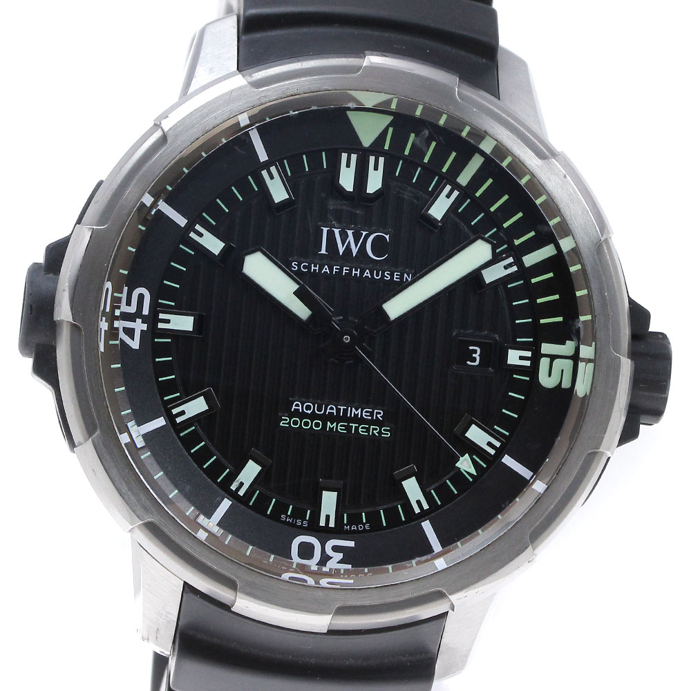 IWC SCHAFFHAUSEN IW358002 アクアタイマー オートマチック2000 自動巻き メンズ _834086【中古】