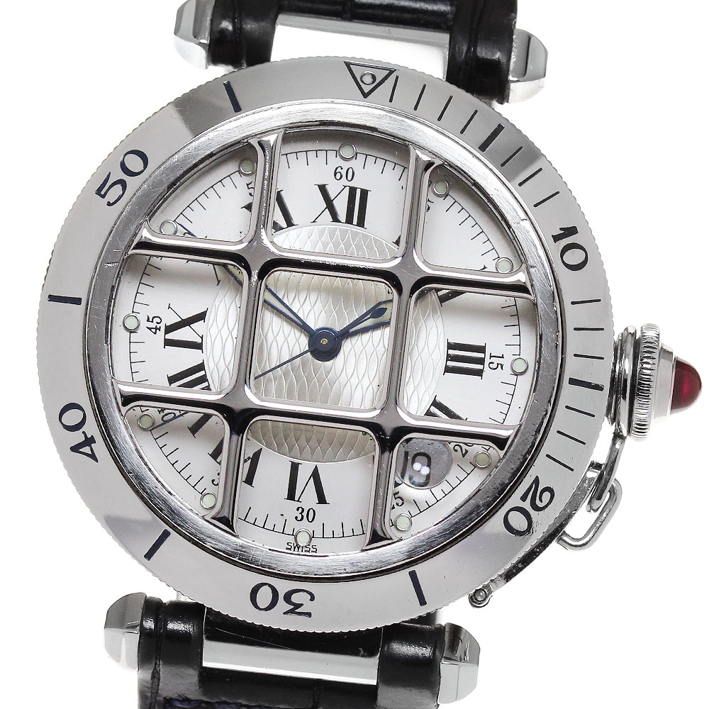 カルティエ CARTIER W3102255 パシャグリッド 150周年記念モデル限定1847本 自動巻き メンズ _834908【中古】