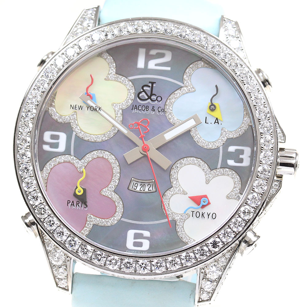 楽天市場】ジェイコブ（JACOB&CO.）ファイブタイムゾーン ワールドイズ