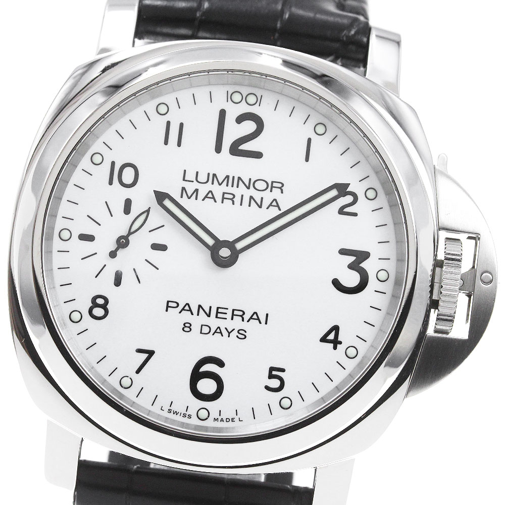 パネライ PANERAI PAM00563 ルミノールマリーナ 8DAYS スモールセコンド 手巻き メンズ 良品 _837749【ev15】【中古】