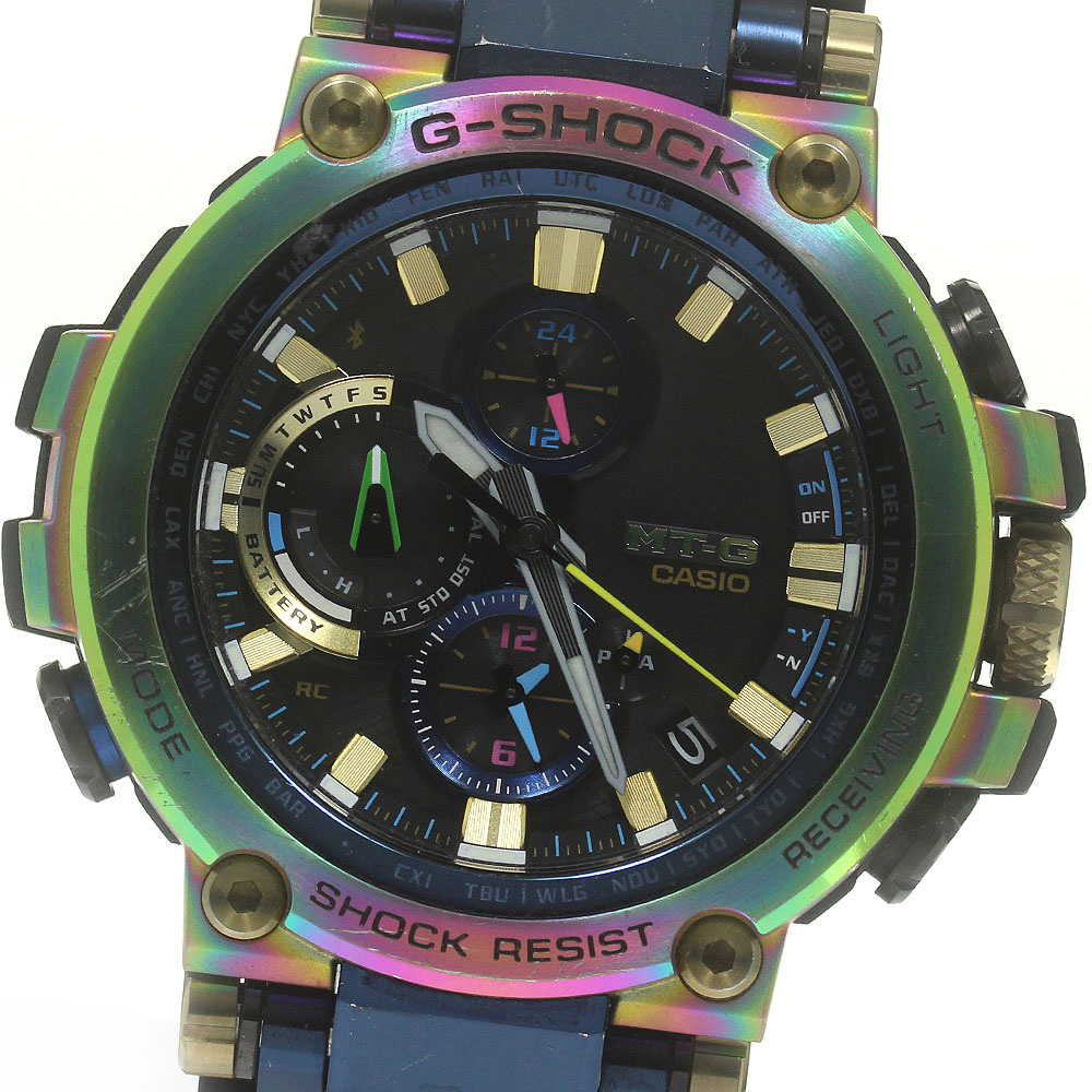 カシオ CASIO MTG-B1000RB-2AJR G-SHOCK MT-G 20周年限定モデル ソーラー電波 メンズ 良品 箱・保証書付き_840042【中古】