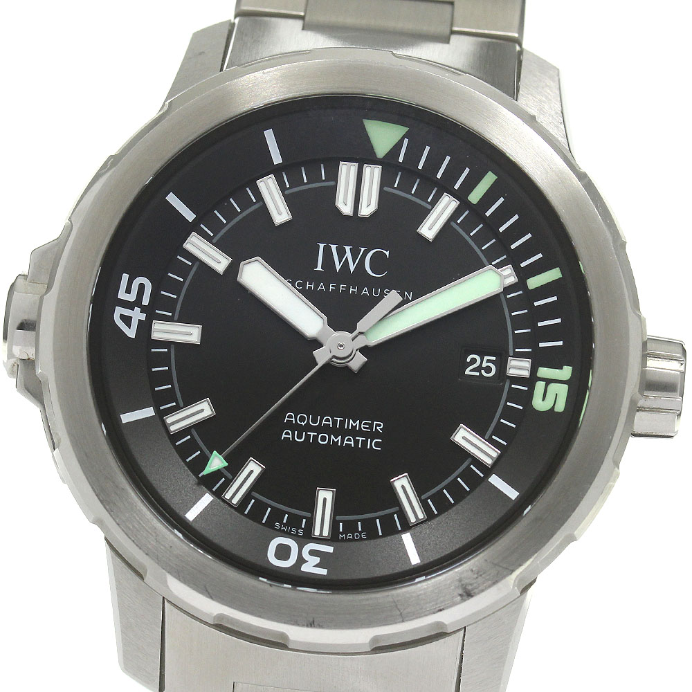 IWC IWC SCHAFFHAUSEN IW329002 アクアタイマー デイト 自動巻き メンズ _842355【中古】
