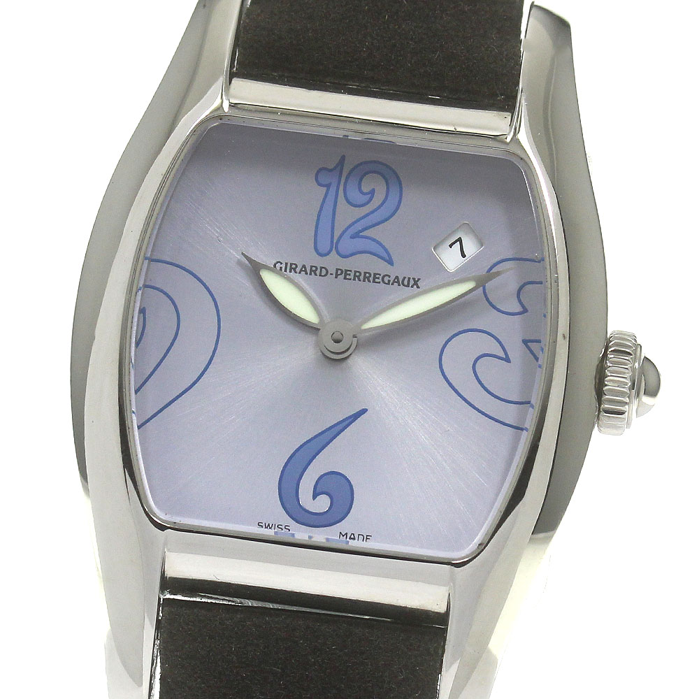 ジラール・ペルゴ GIRARD PERREGAUX 2655 リシュビル デイト クォーツ メンズ _837795【ev20】【中古】
