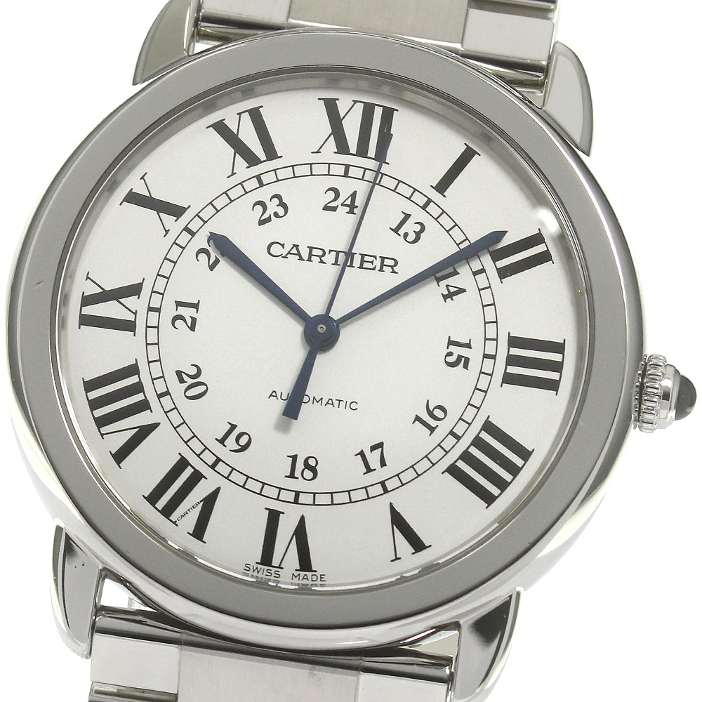 楽天市場】カルティエ CARTIER WSRN0021 ロンドソロ デイト 自動巻き