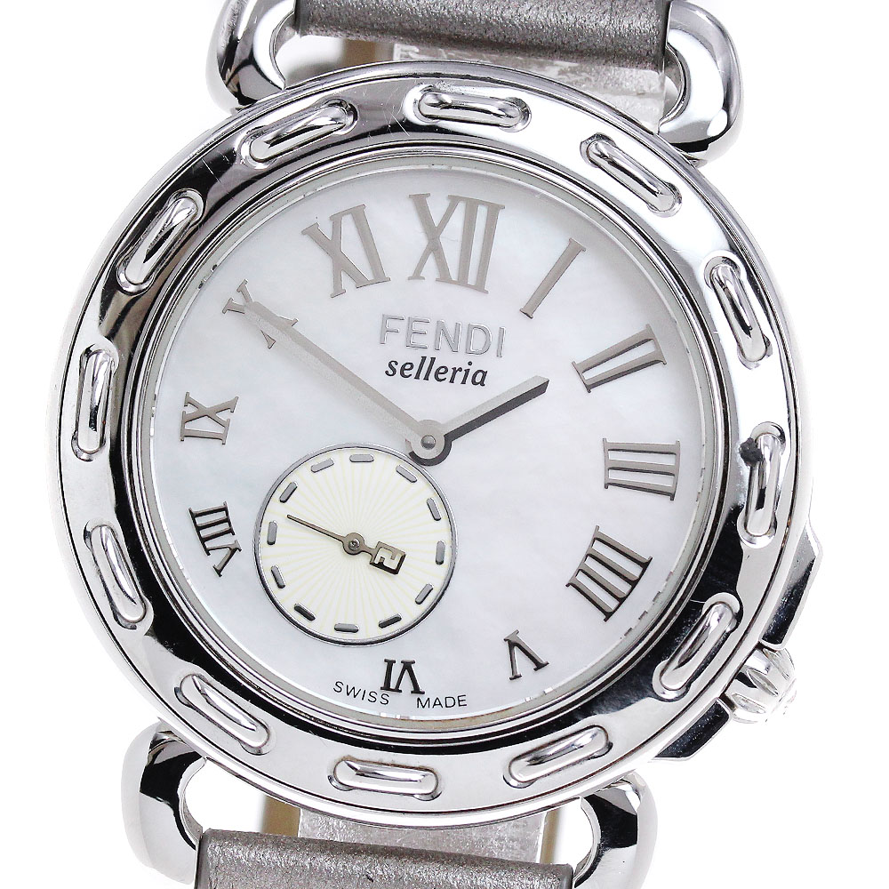 【値下げ中⭐️】FENDI セレリア 腕時計 8100M 替バンド付 FENDI フェンディ 8100M セレリア 腕時計 ステンレススチール/革