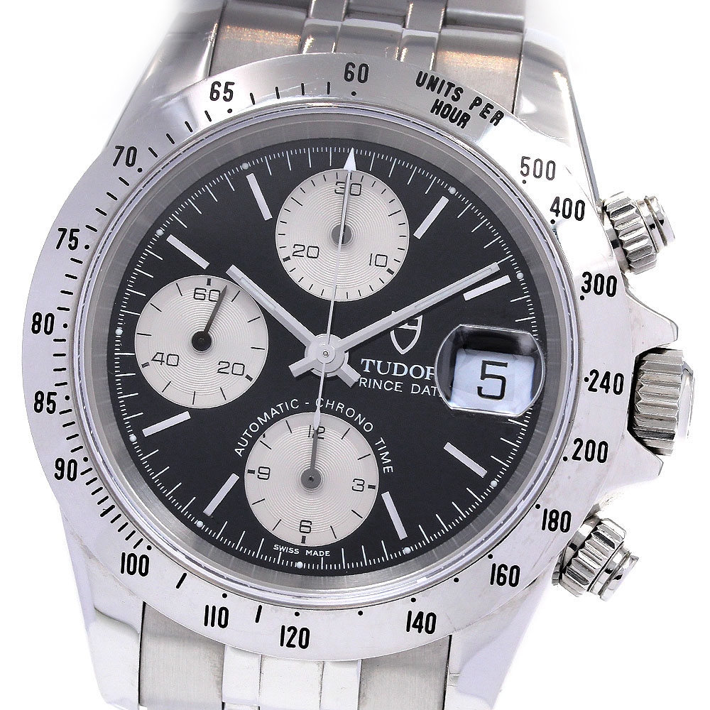 チュードル TUDOR 79280P プリンスデイト クロノタイム クロノグラフ 自動巻き メンズ _842275【中古】