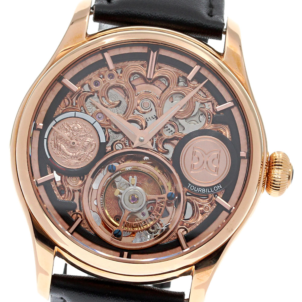 メモリジン MEMORIGIN MO1001G トゥールビヨン 手巻き メンズ 美品 _842428【ev20】【中古】