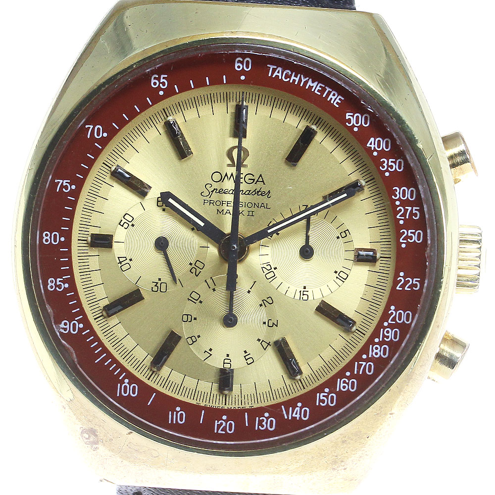 ゼロ OMEGA 145.034 素早さ御師匠さん 職業的 目じるしII ヴィンテージ クロノグラフ cal.861 手一巻き メンズ _842773【中古】