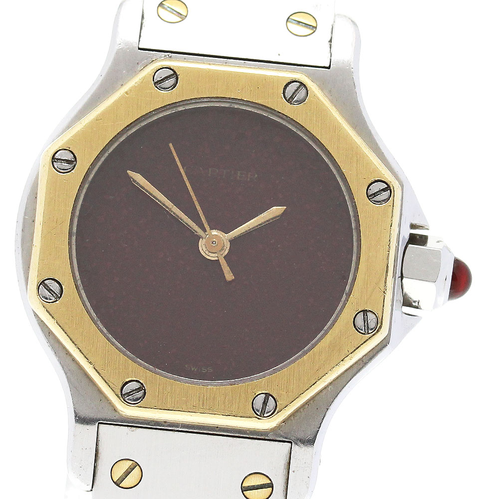 楽天市場】カルティエ CARTIER サントスオクタゴン SM デイト YGコンビ  