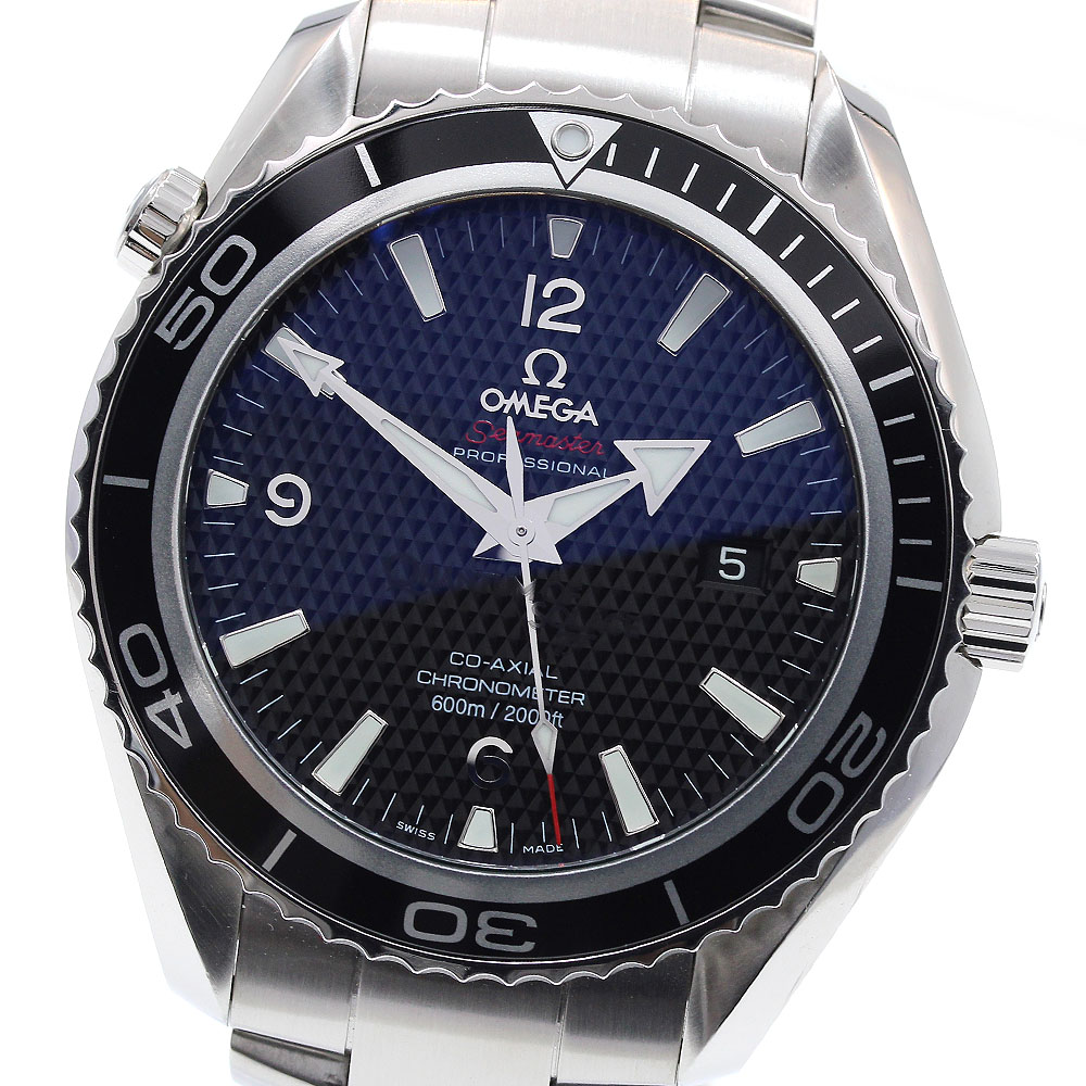オメガ OMEGA 222.30.46.20.01.001 シーマスター 600 プラネットオーシャン007 コーアクシャル 5007本限定 自動巻き メンズ 良品 _843074【中古】
