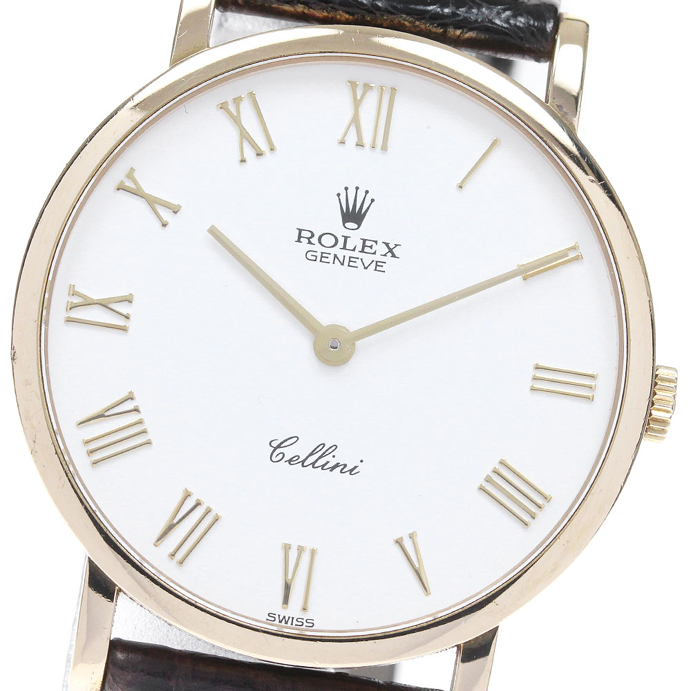 楽天市場】【ROLEX】ロレックス チェリーニ K18WG 6110 クォーツ
